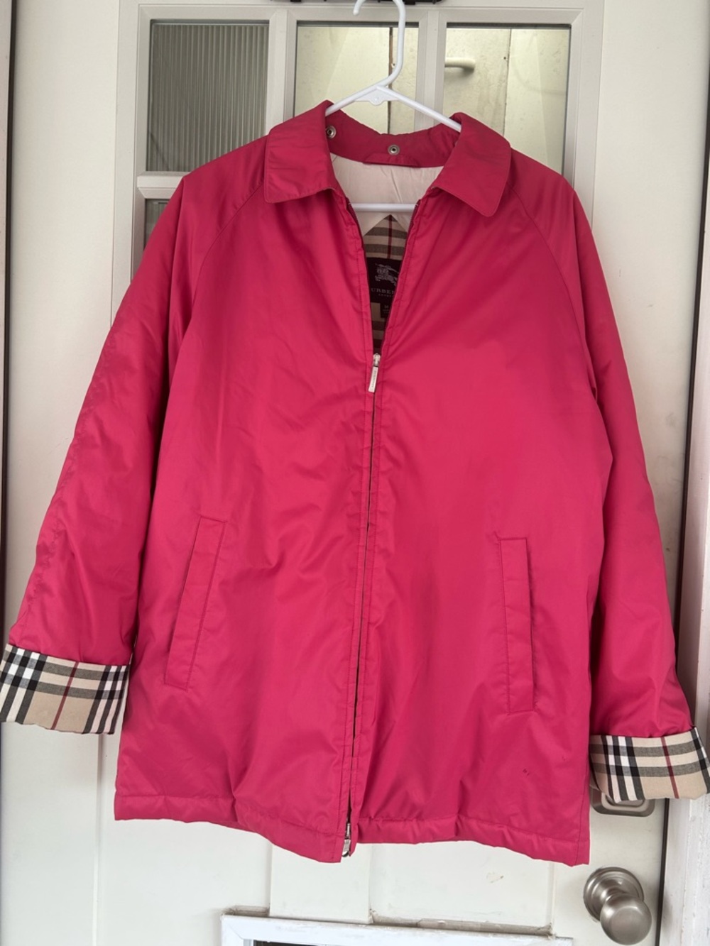 Like New Pink Burberry Coat!